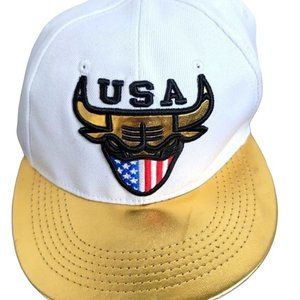 Chicago Bulls Gold n White Snapback ROST